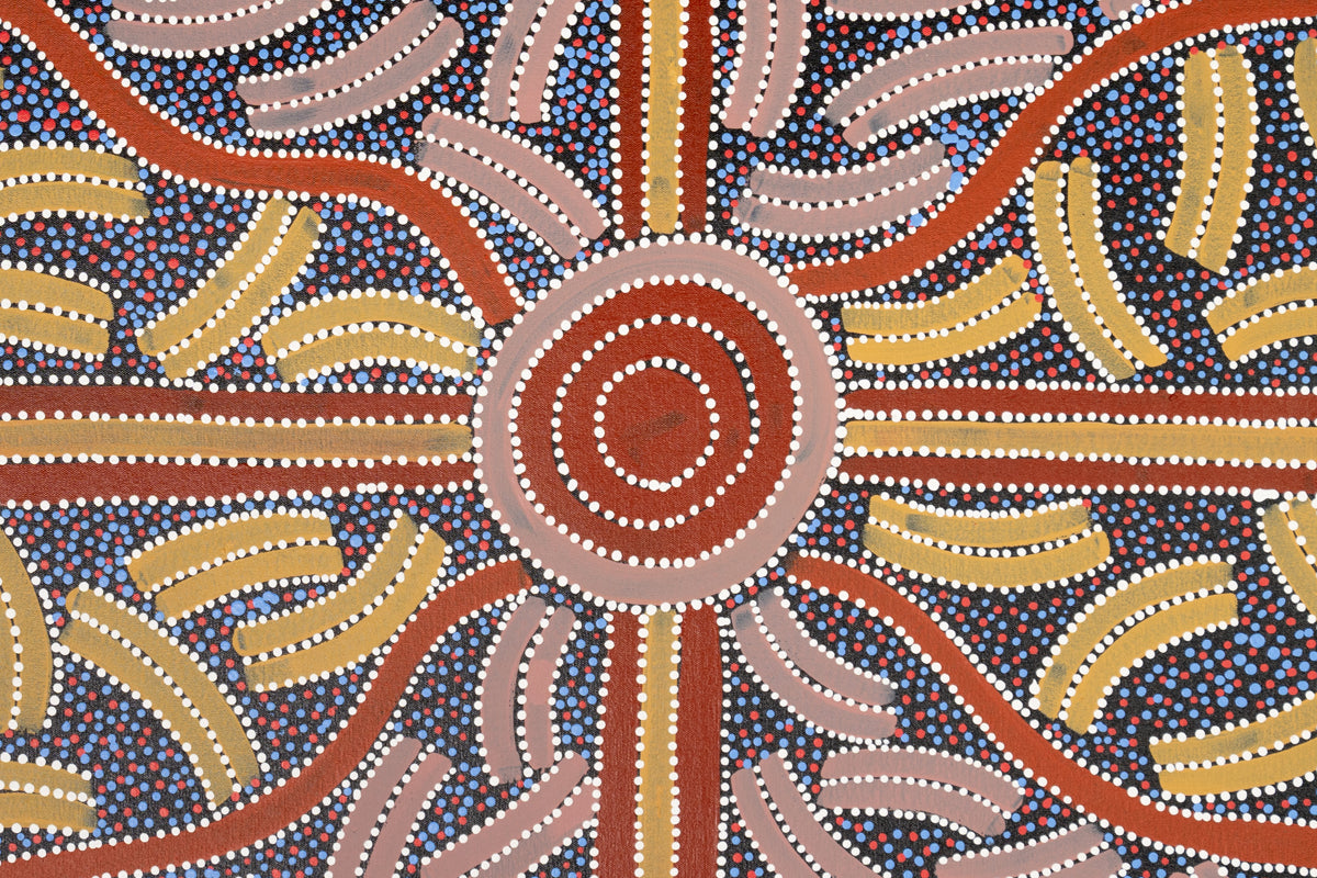 Aboriginal Painting - Ahakeye Bush Plum Dreaming