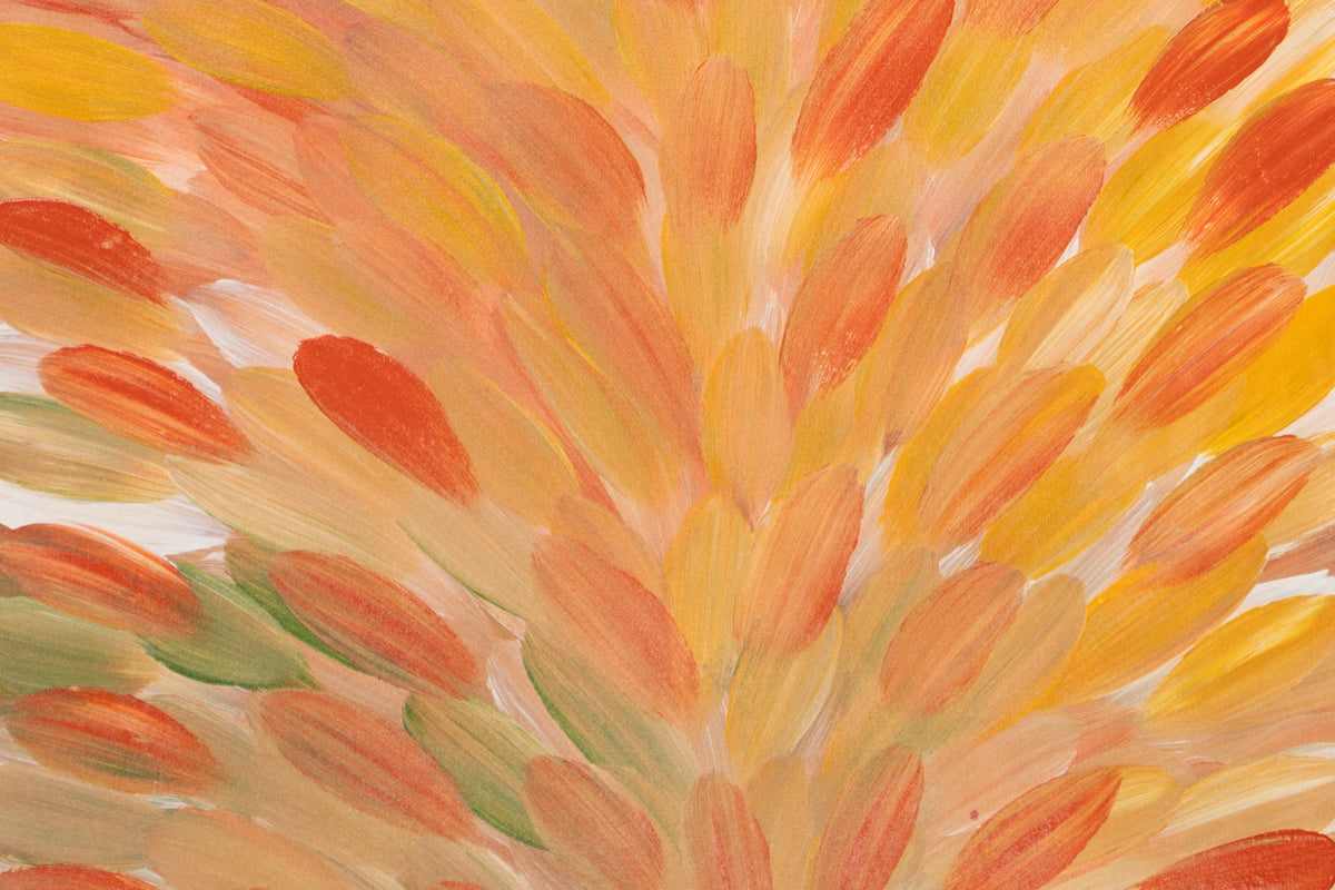 Aboriginal Painting - Big Medicine Leaves Dreaming