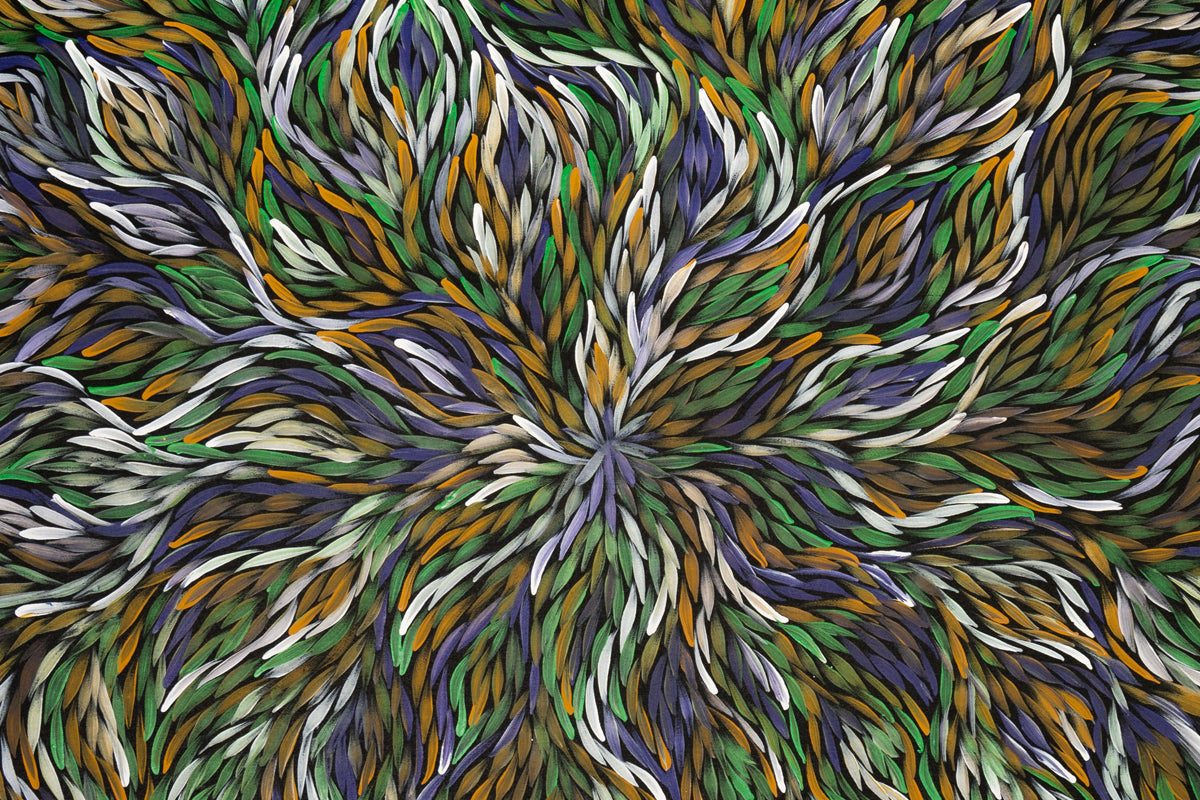 Aboriginal Painting - Bush Medicine Leaves