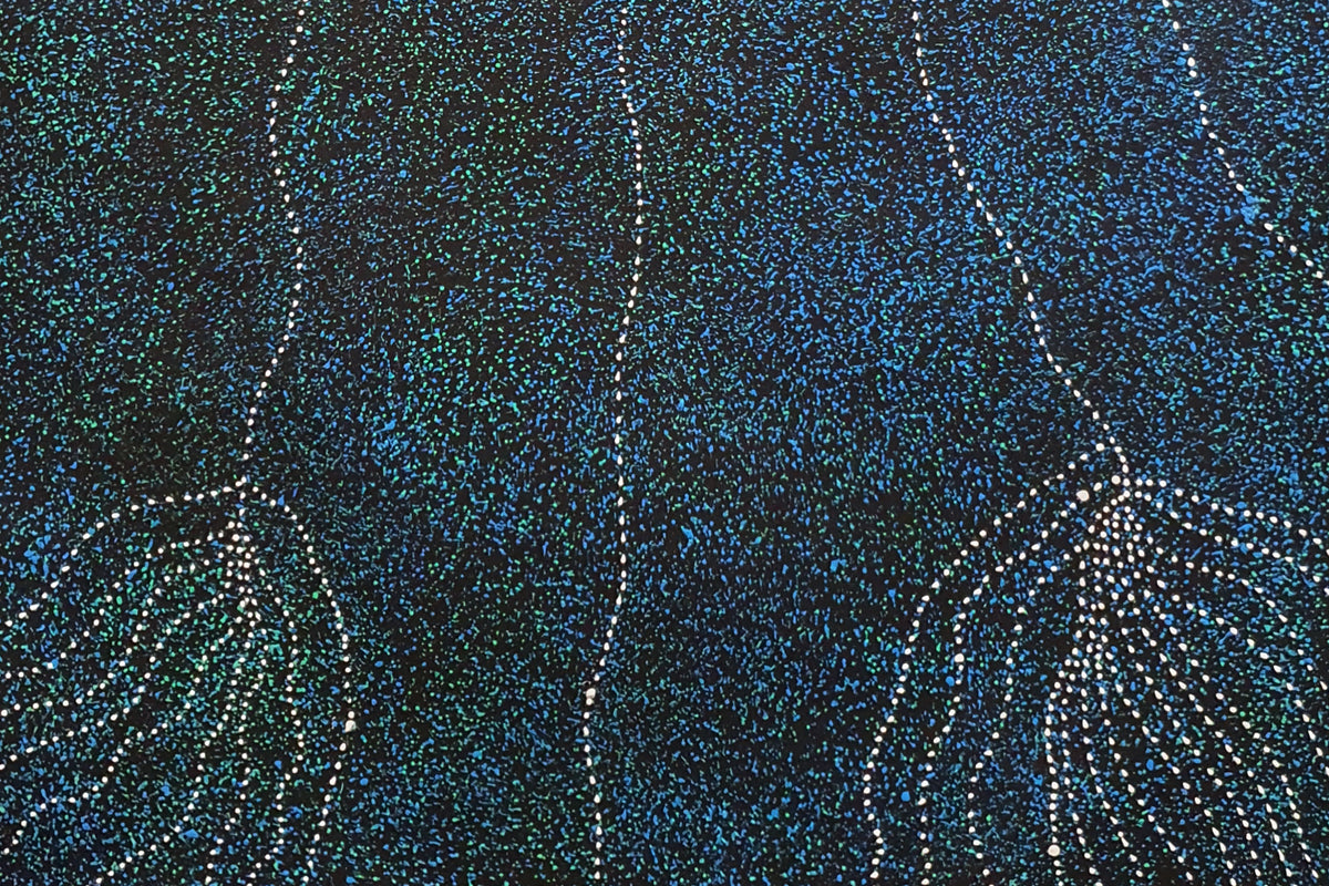 Aboriginal Painting - Bush Plum