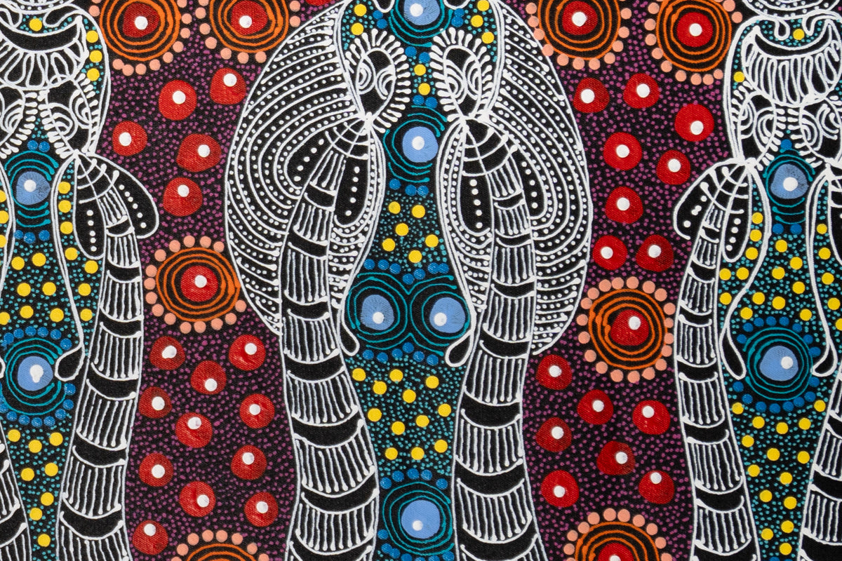 Aboriginal Painting - Dreaming Sisters