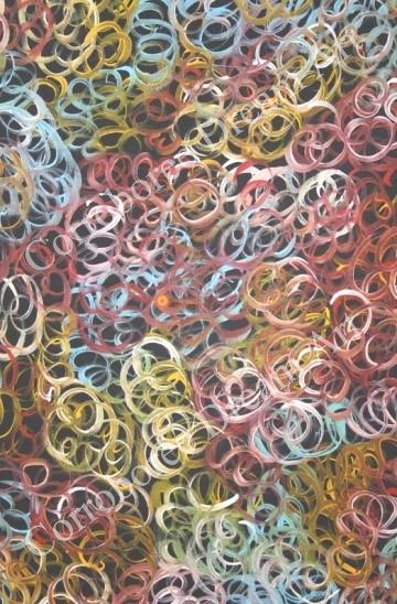 Aboriginal Painting - Mountain Devil Lizard