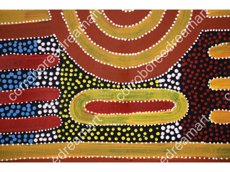Aboriginal Painting - Men Ceremony Dreaming
