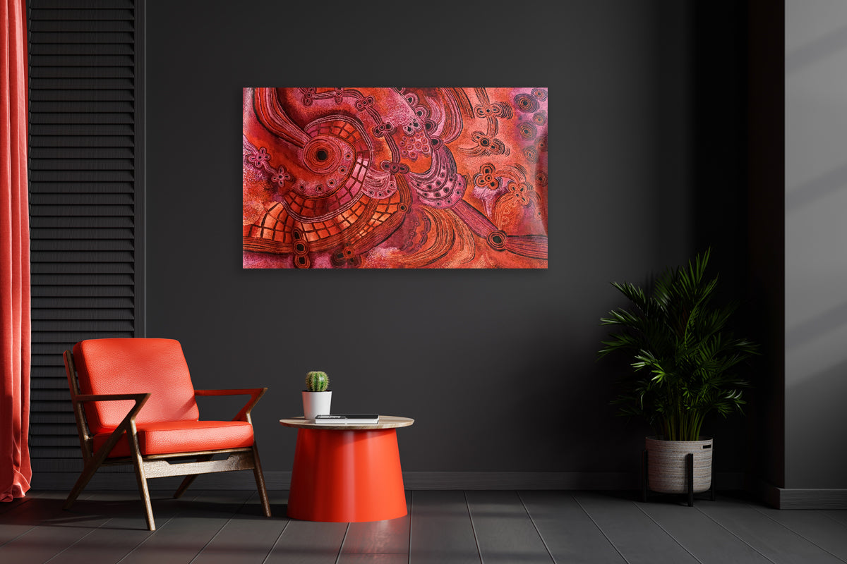 Aboriginal Painting - Minyma Malilu Tjukurrpa