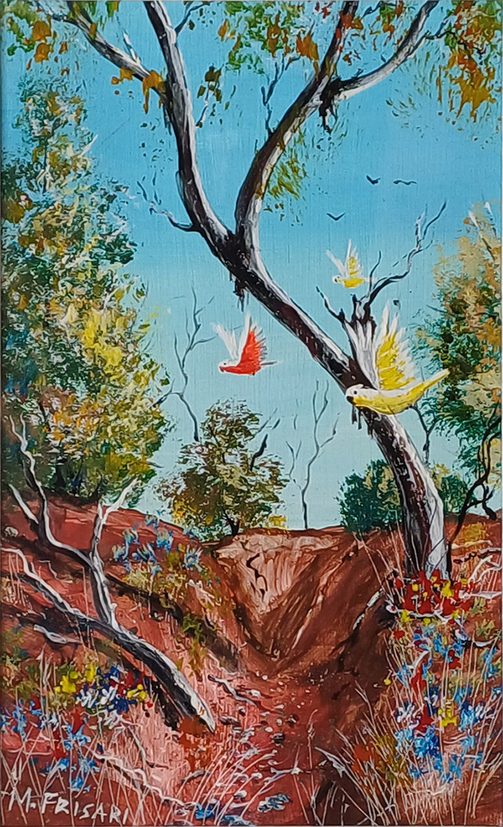 Aboriginal Painting - Outback Scene