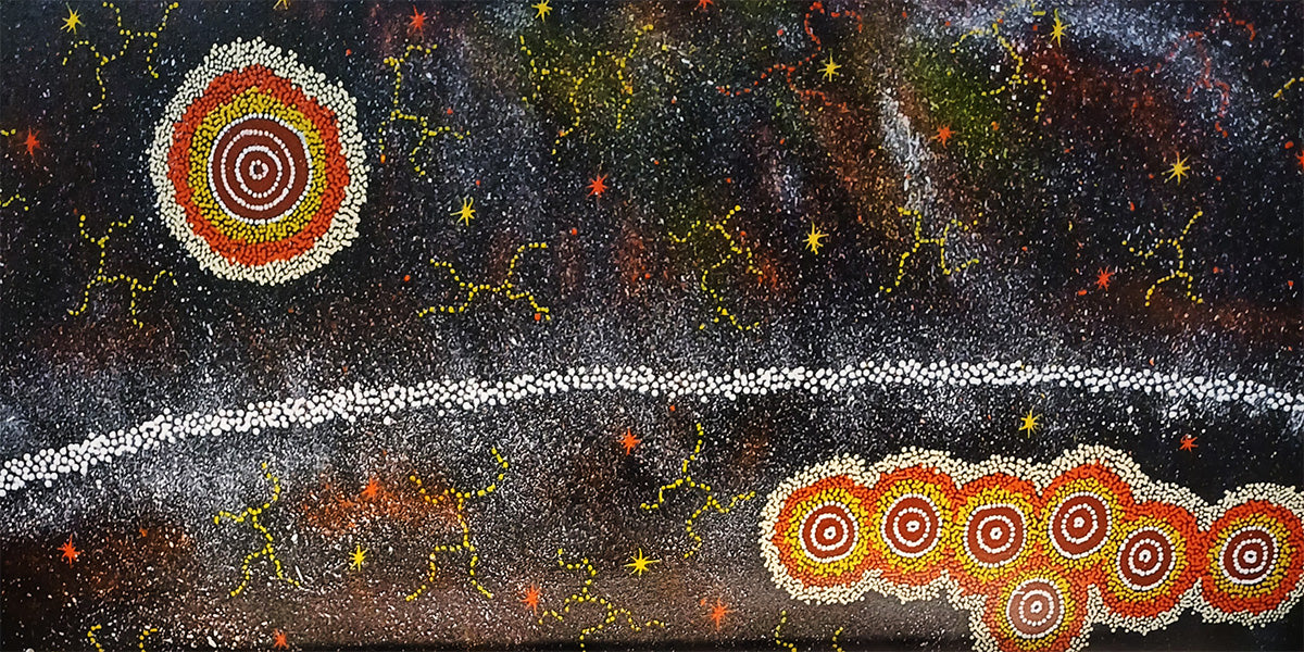 Aboriginal Painting - Seven Sisters Dreaming