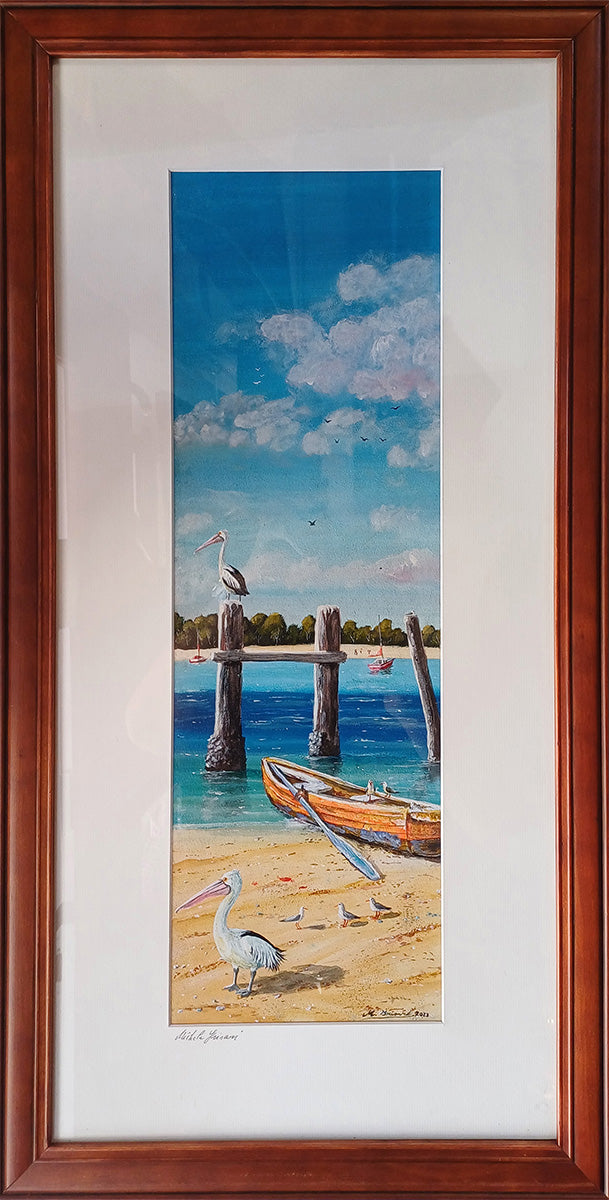 Aboriginal Painting - The Sentinel