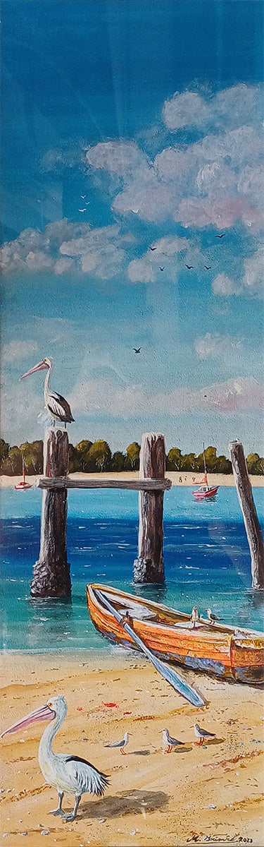 Aboriginal Painting - The Sentinel
