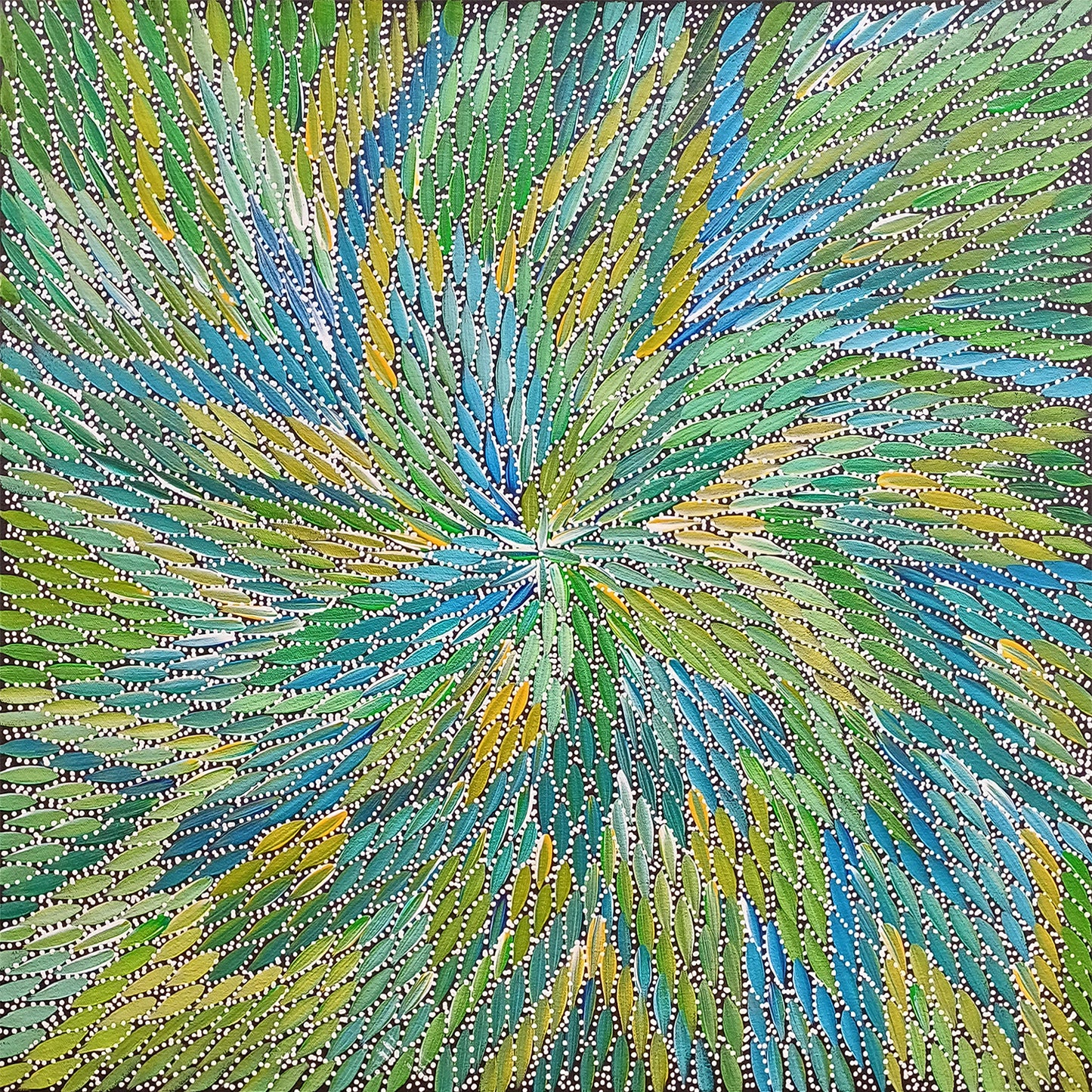 Aboriginal Painting - Bush Medicine Leaves