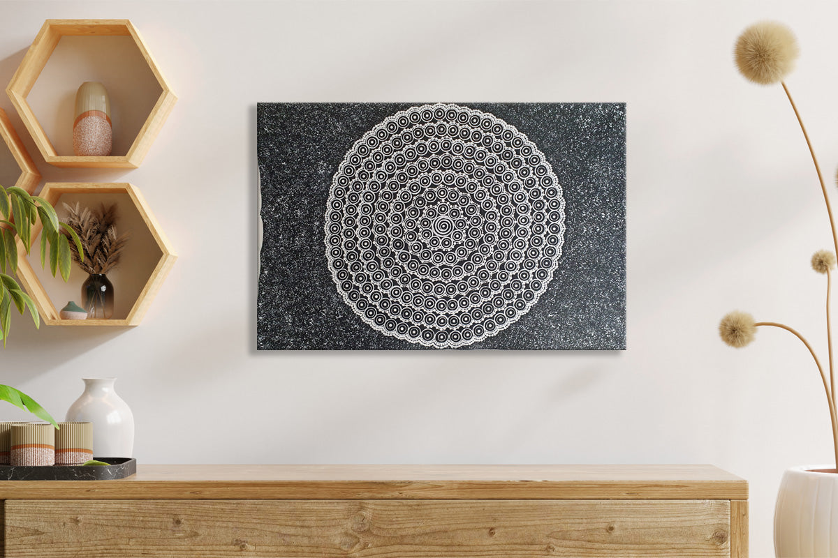 Aboriginal Painting - Weaving Basket