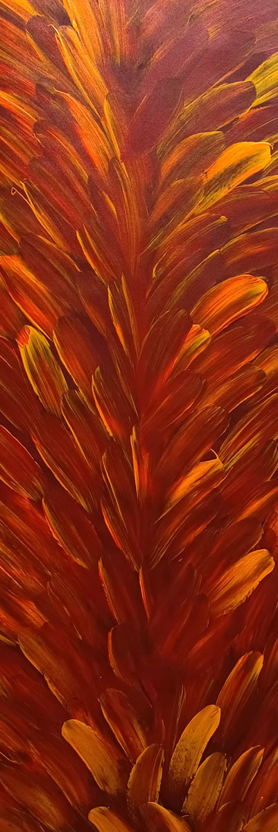 Aboriginal Painting - Big Leaves