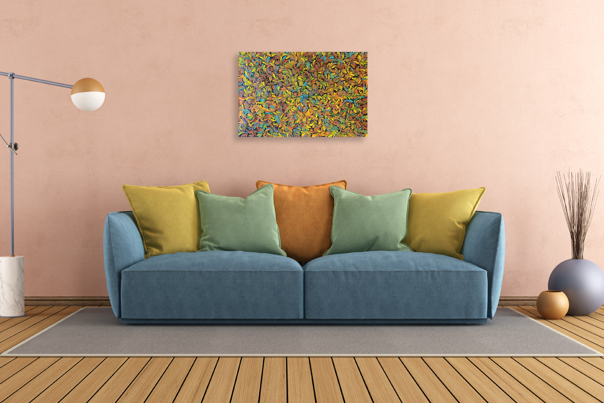 Aboriginal Painting - Bush Medicine Leaves
