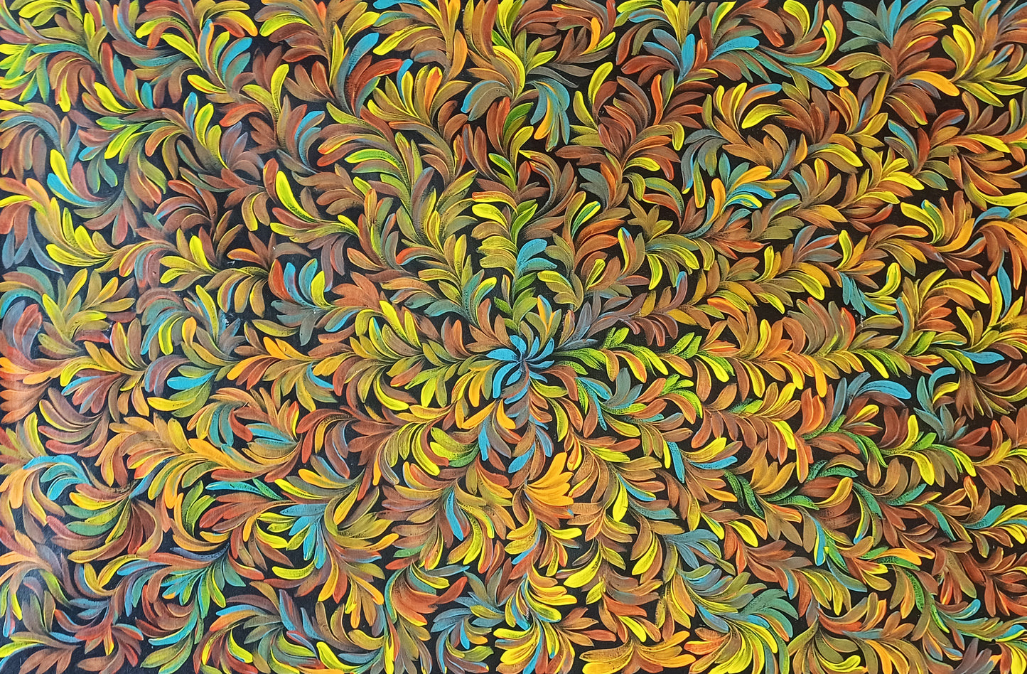 Aboriginal Painting - Bush Medicine Leaves