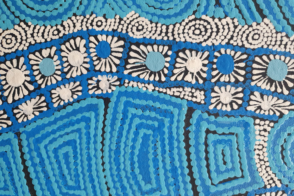 Aboriginal Painting - Water Holes - Rock Holes