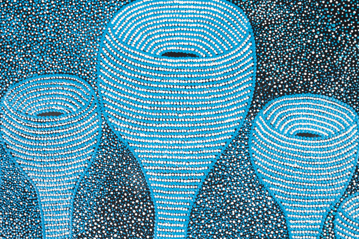 Aboriginal Painting - Whirly Wind of the Desert