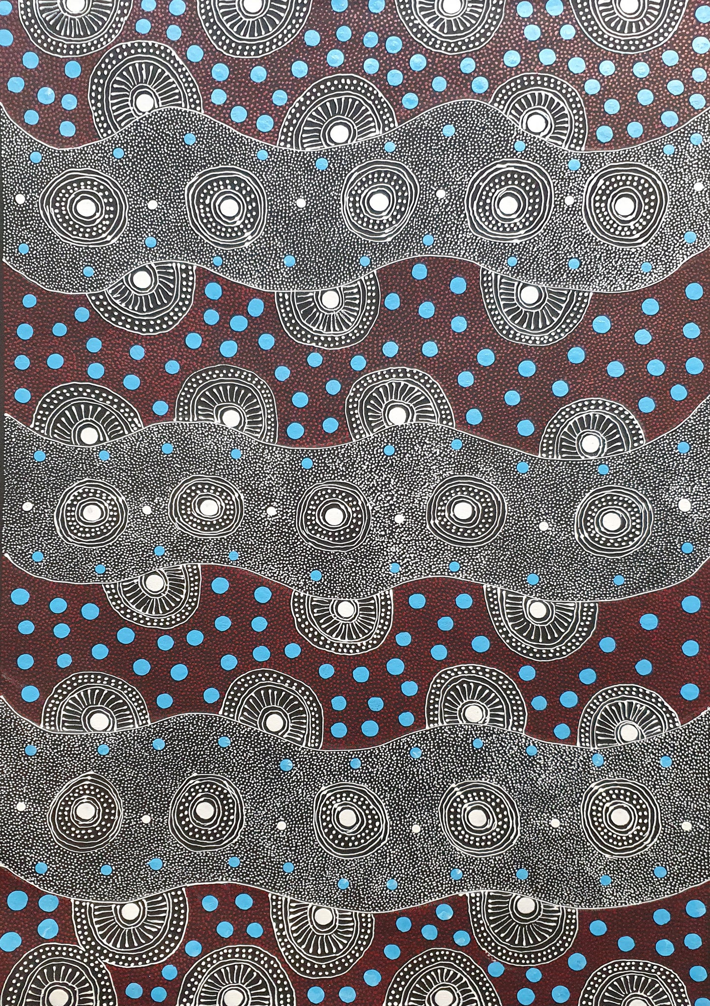 Aboriginal Painting - Wild Bush Seeds