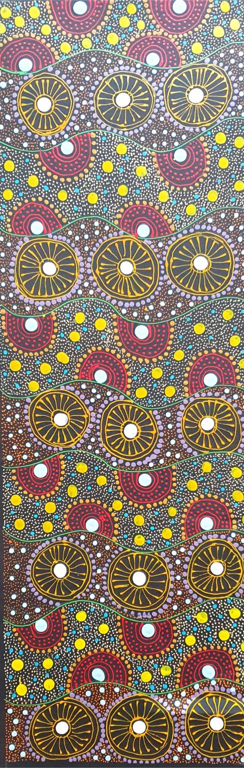 Aboriginal Painting - Wild Bush Flowers