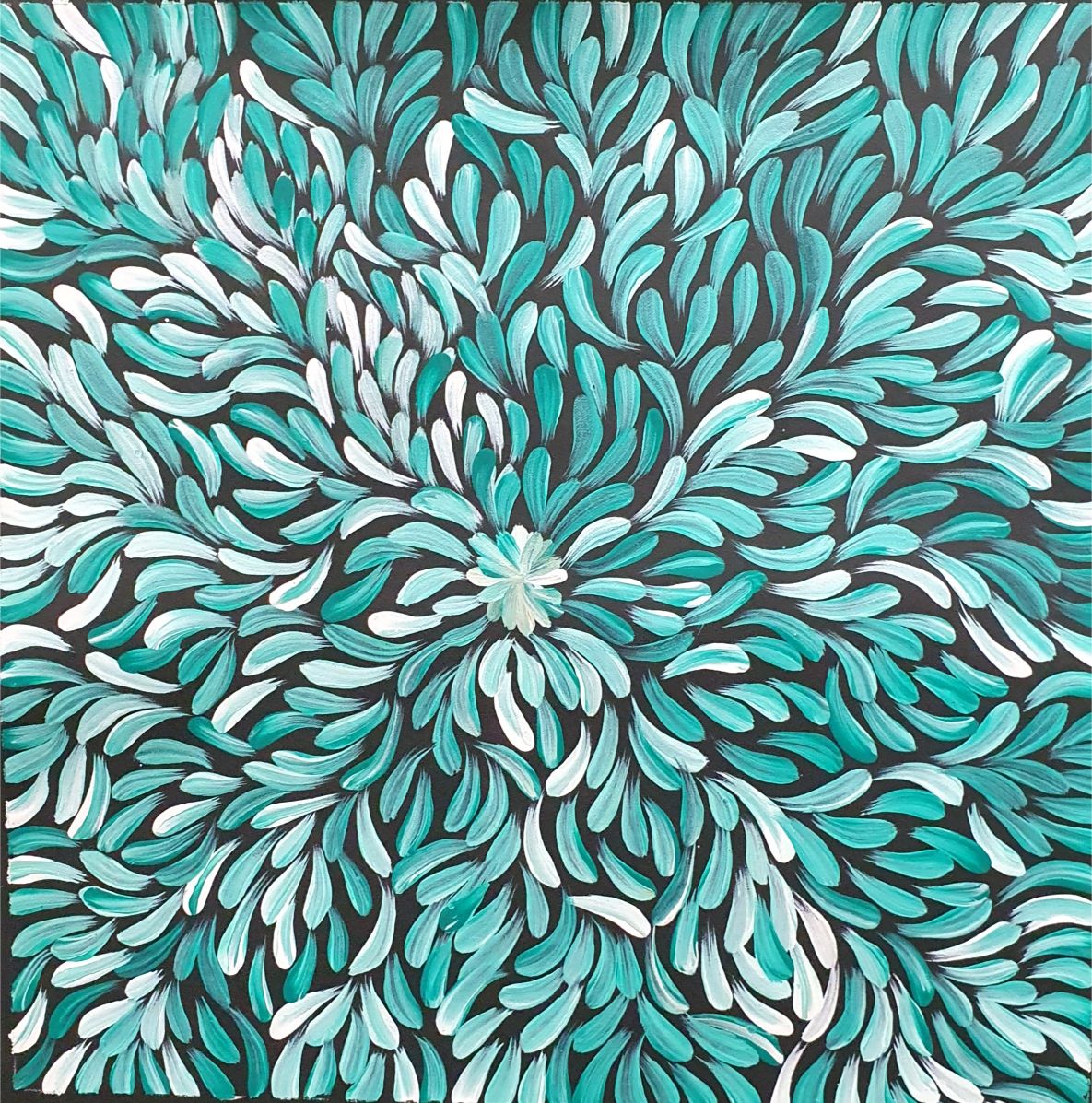 Aboriginal Painting - Bush Medicine Leaves