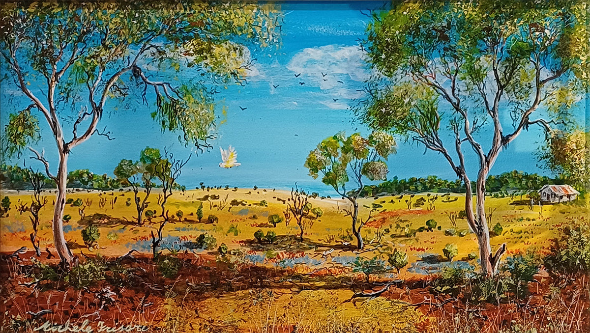 Aboriginal Painting - Outback Scene