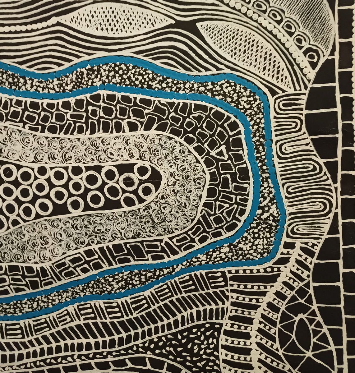 Aboriginal Painting - Sand Dune and Claypens