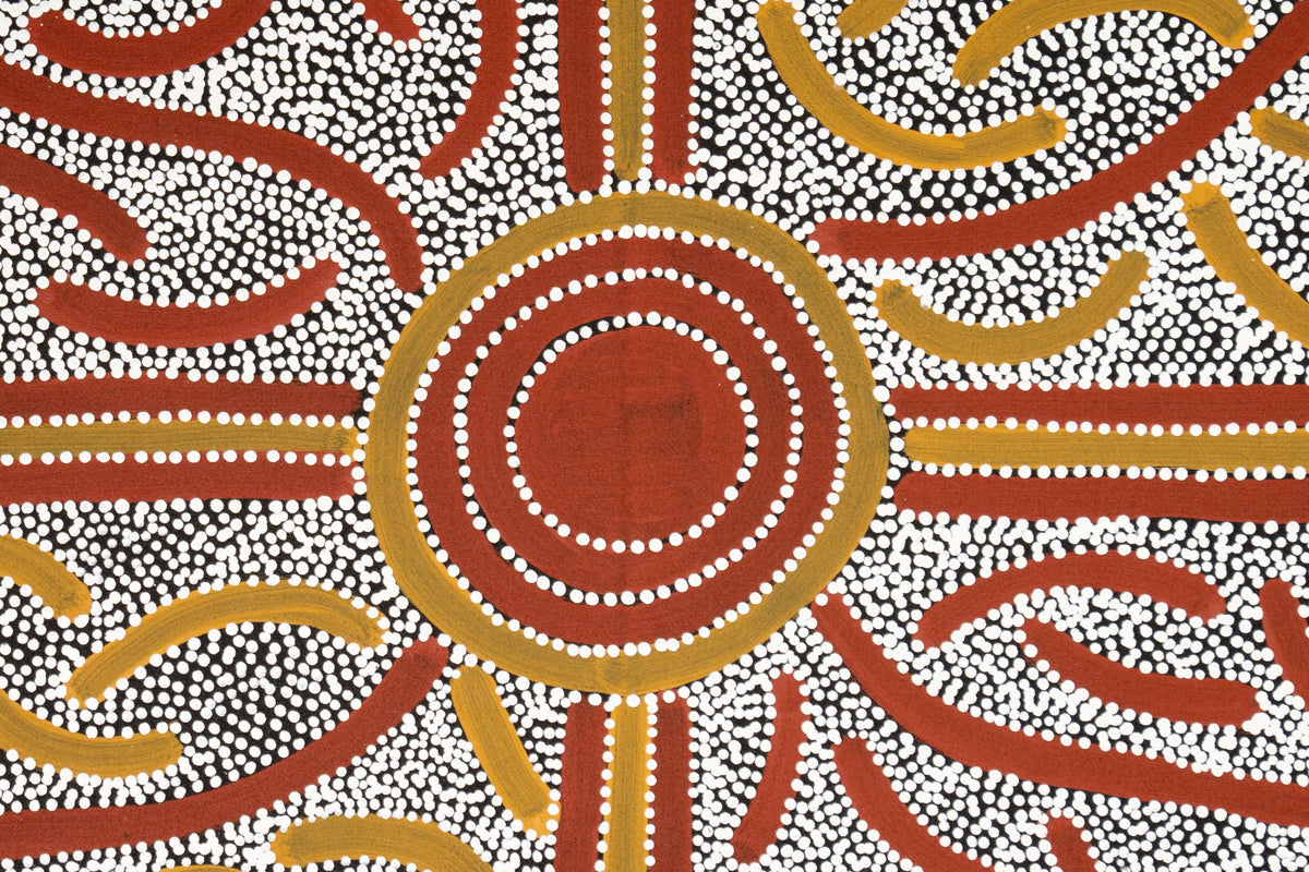 Aboriginal Painting - Ahakeye Bush Plum Dreaming