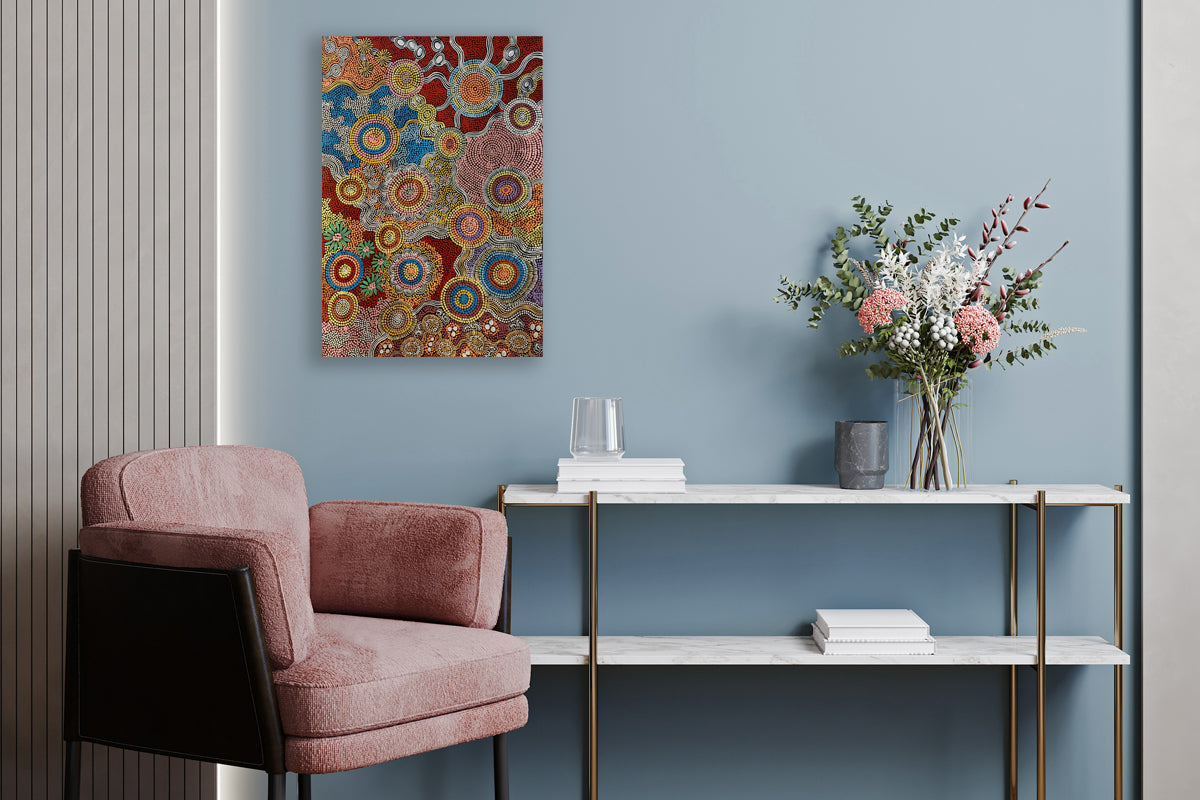 Aboriginal Painting - Budgerigar Dreaming