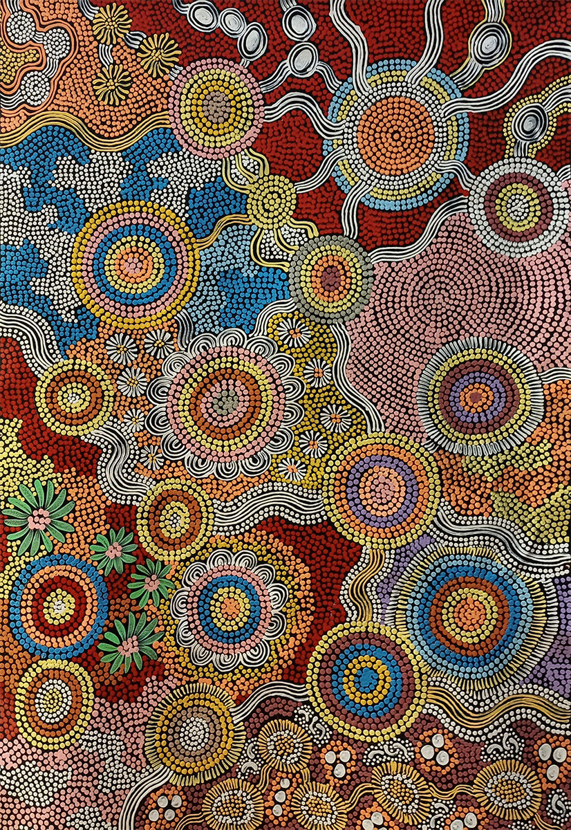 Aboriginal Painting - Budgerigar Dreaming