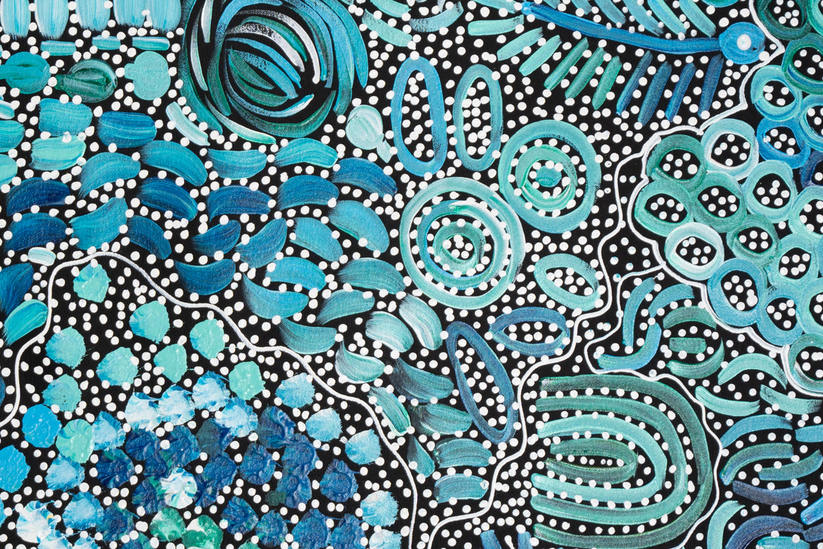 Aboriginal Painting - Bush Yam My Country