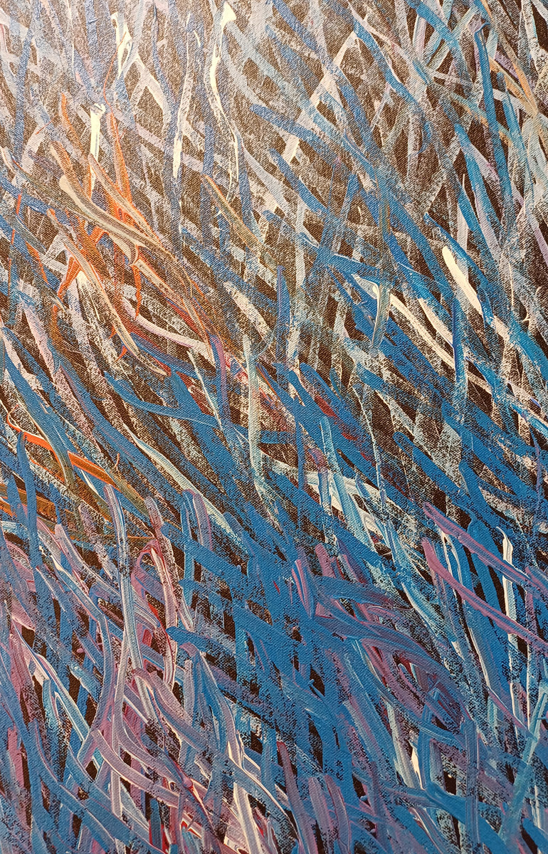 Aboriginal Painting - Grass Seeds