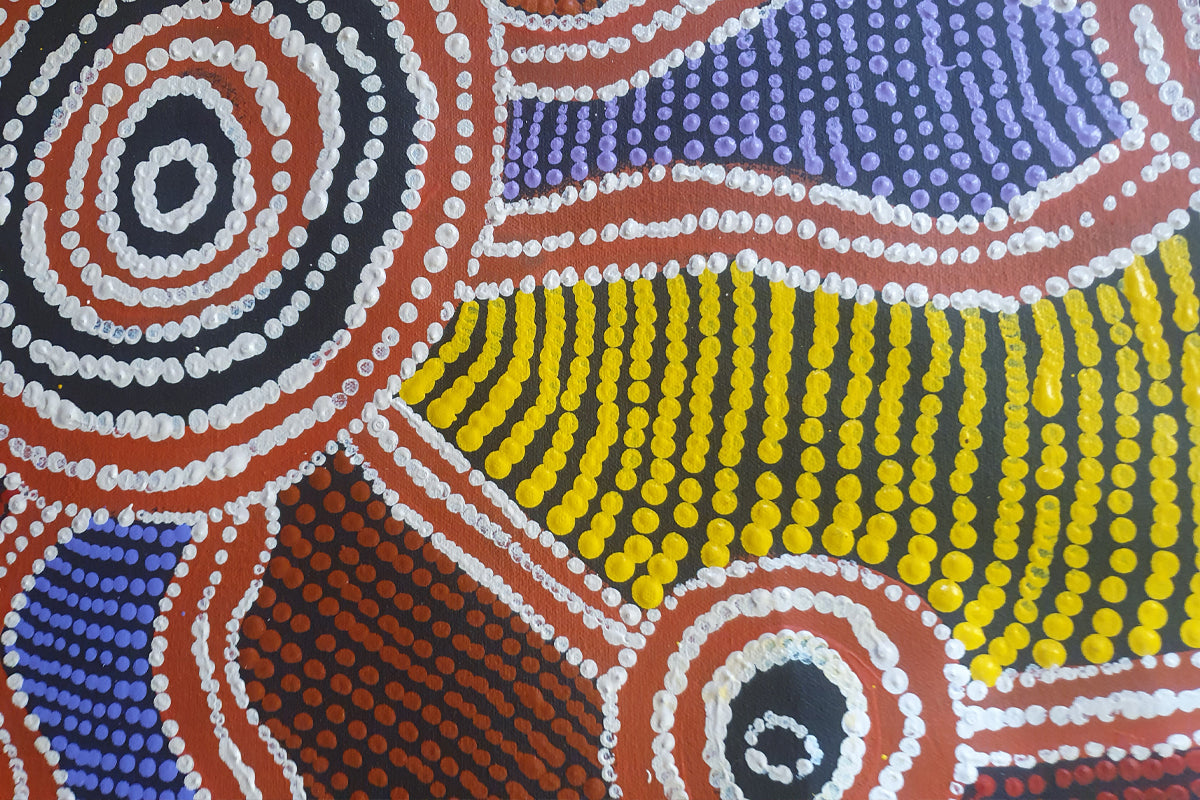 Aboriginal Painting - Water Rock Holes