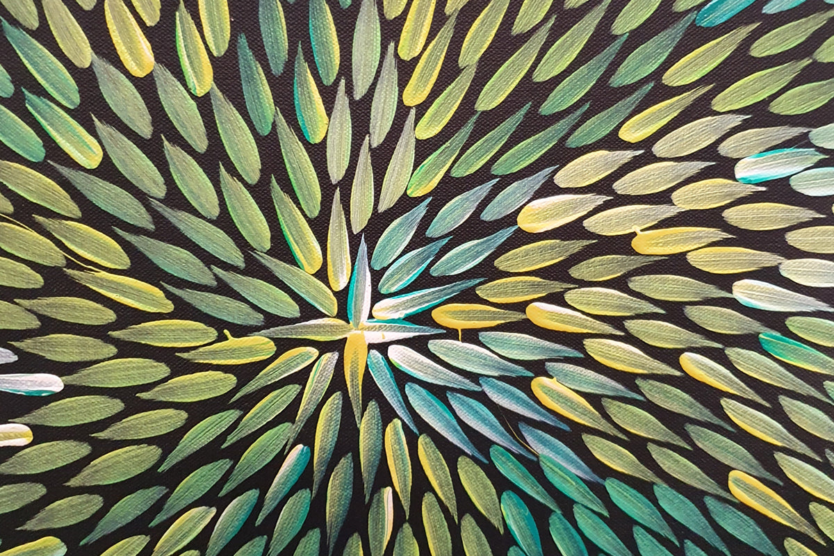 Aboriginal Painting - Bush Medicine Leaves