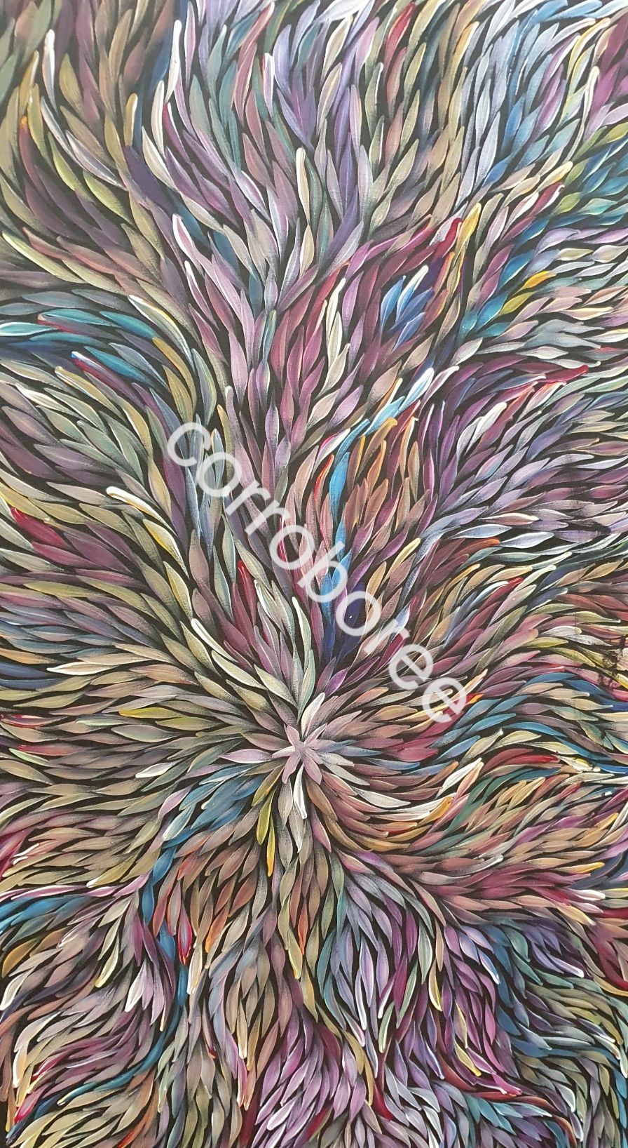 Aboriginal Painting - Bush Medicine Leaves