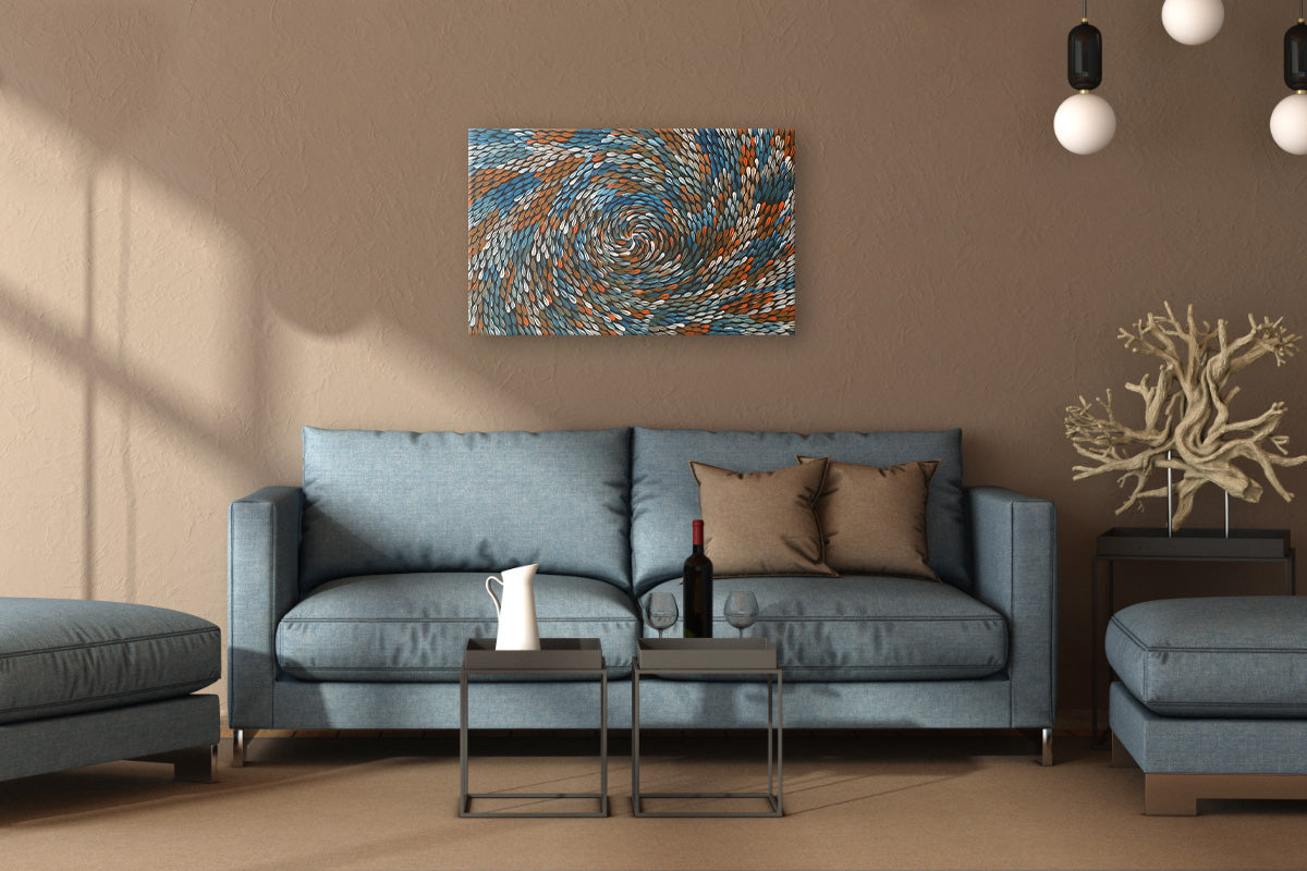 Aboriginal Painting - Bush Medicine Leaves