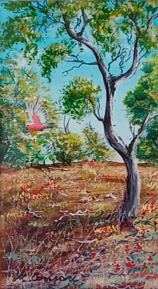 Aboriginal Painting - Outback Scene