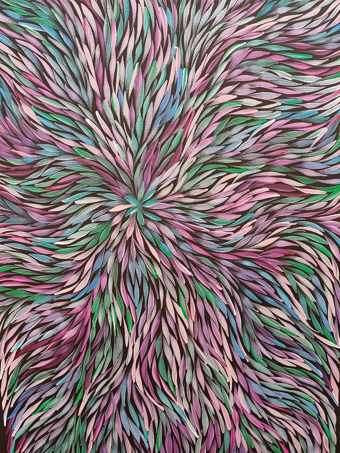 Aboriginal Painting - Bush Medicine Leaves