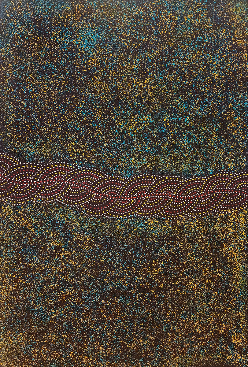 Aboriginal Painting - Bush Plum