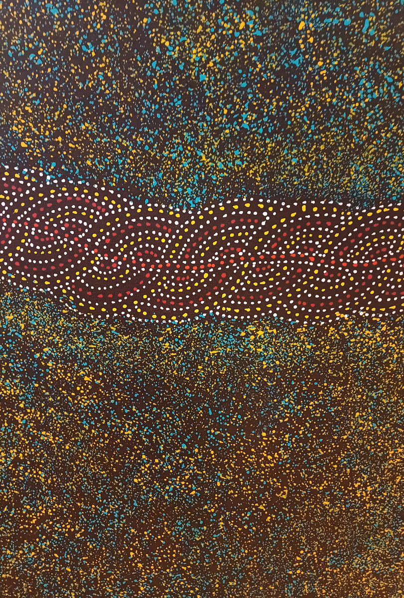 Aboriginal Painting - Bush Plum