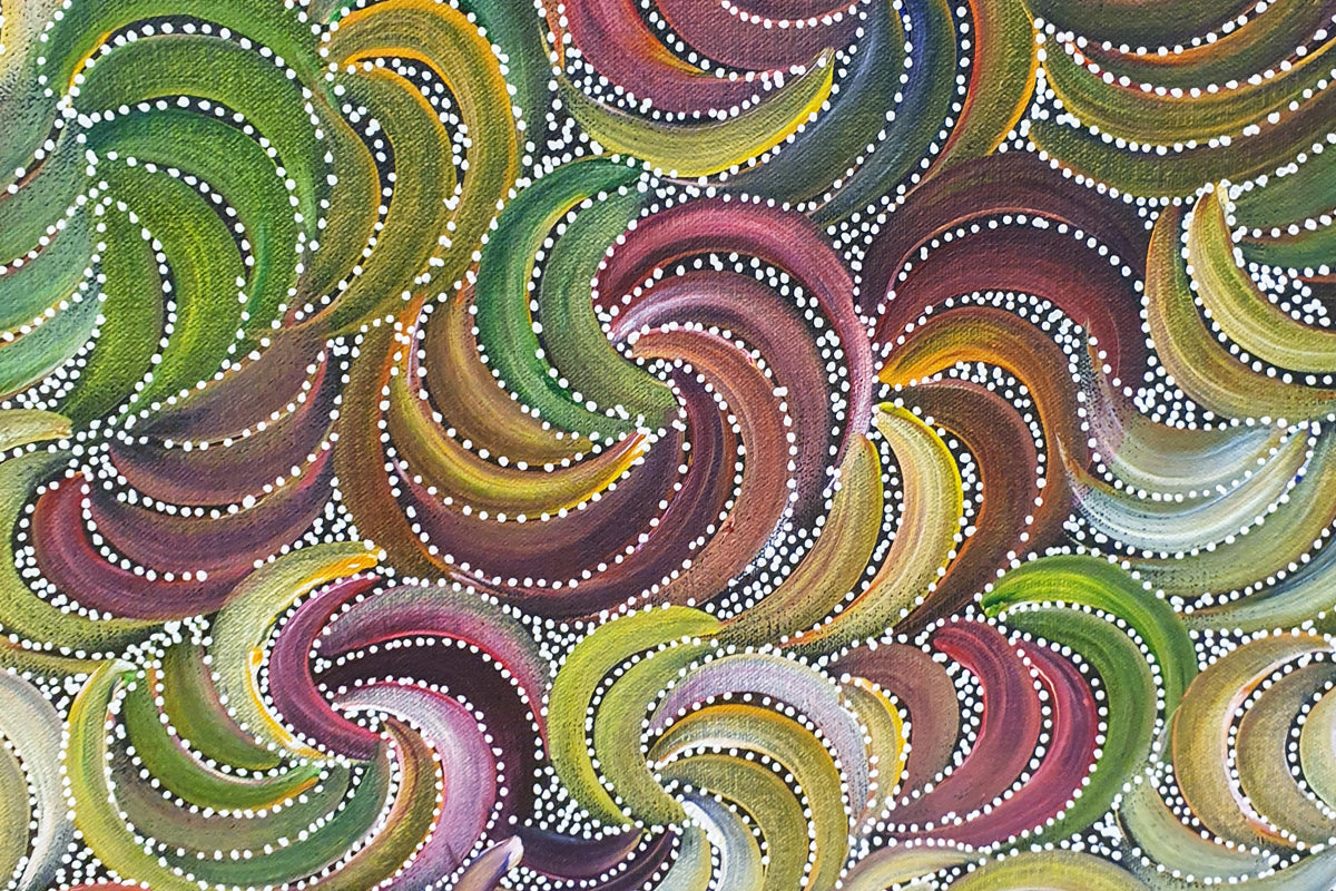 Aboriginal Painting - Bush Medicine Leaves