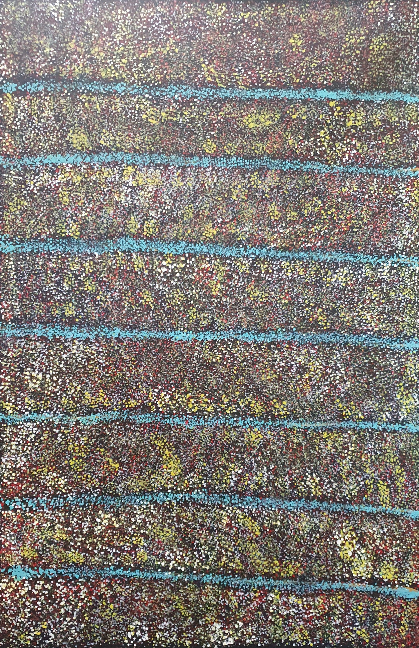Aboriginal Painting - Mountain Devil Lizard (Thorny Devil Lizard)