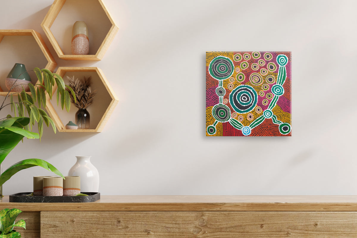Aborignal Painting - Rock/Water Holes