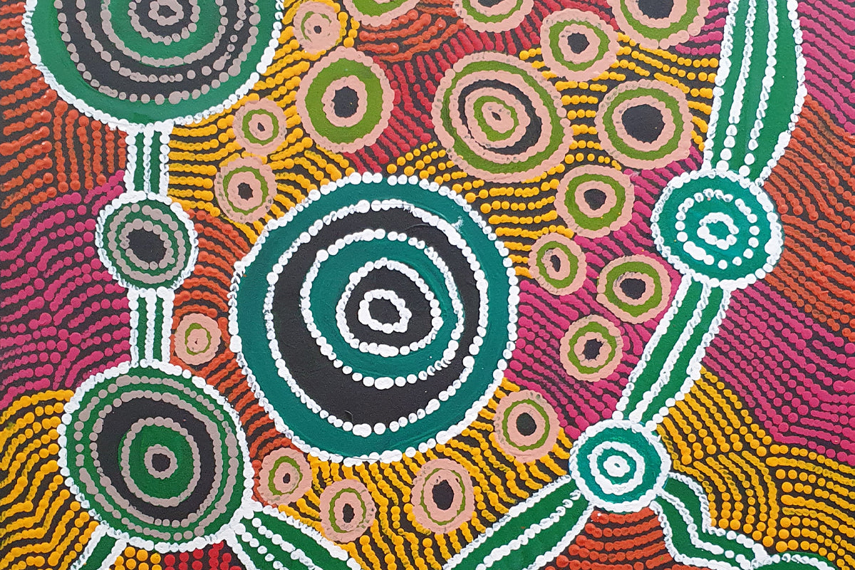 Aborignal Painting - Rock/Water Holes