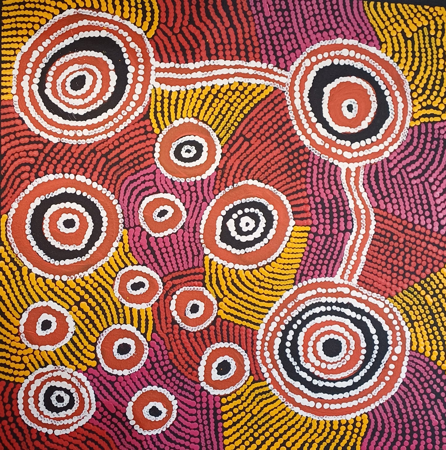 Aboriginal Painting - Water Rock Holes