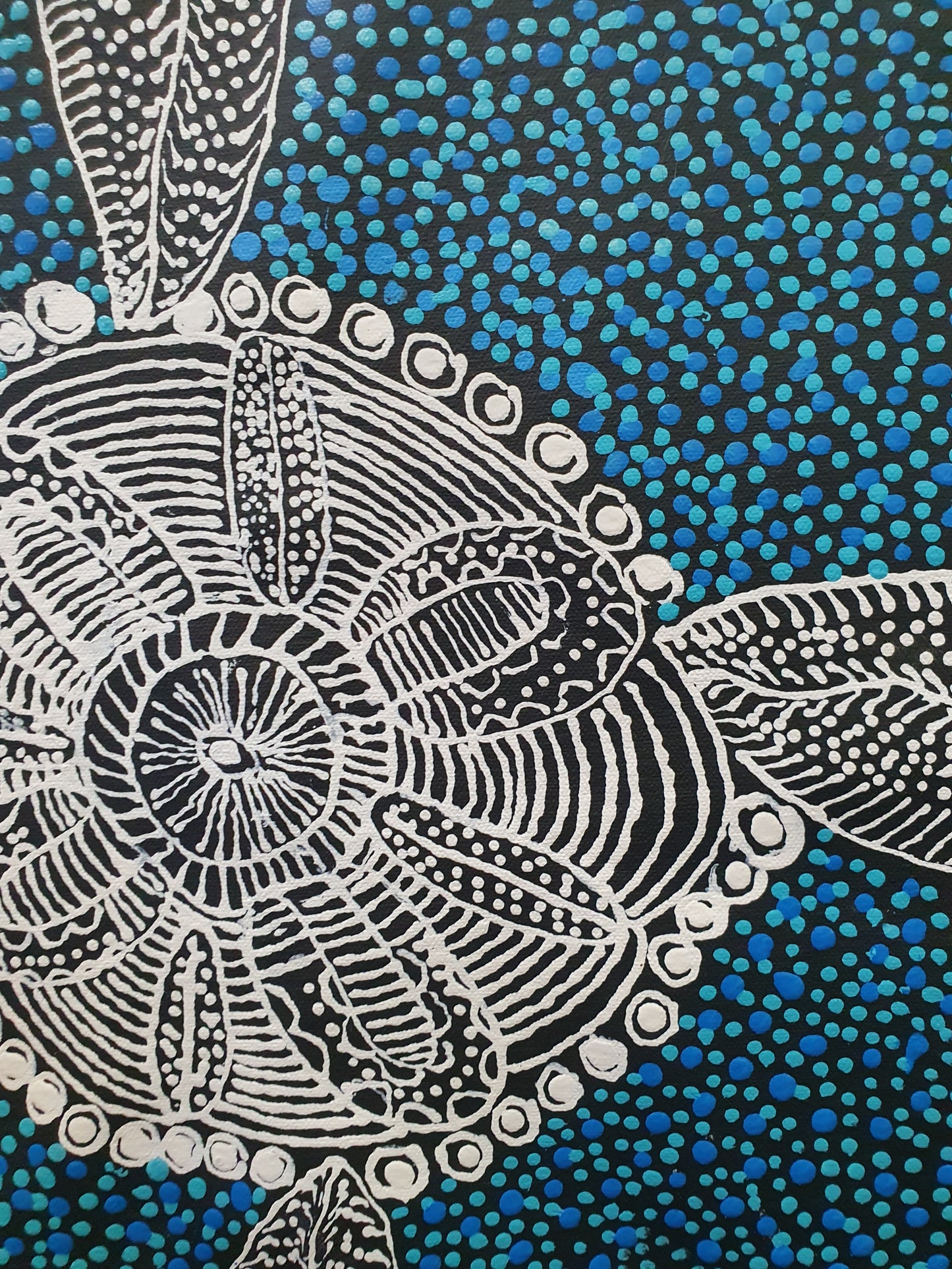 Aboriginal Painting - Alparra Seeds