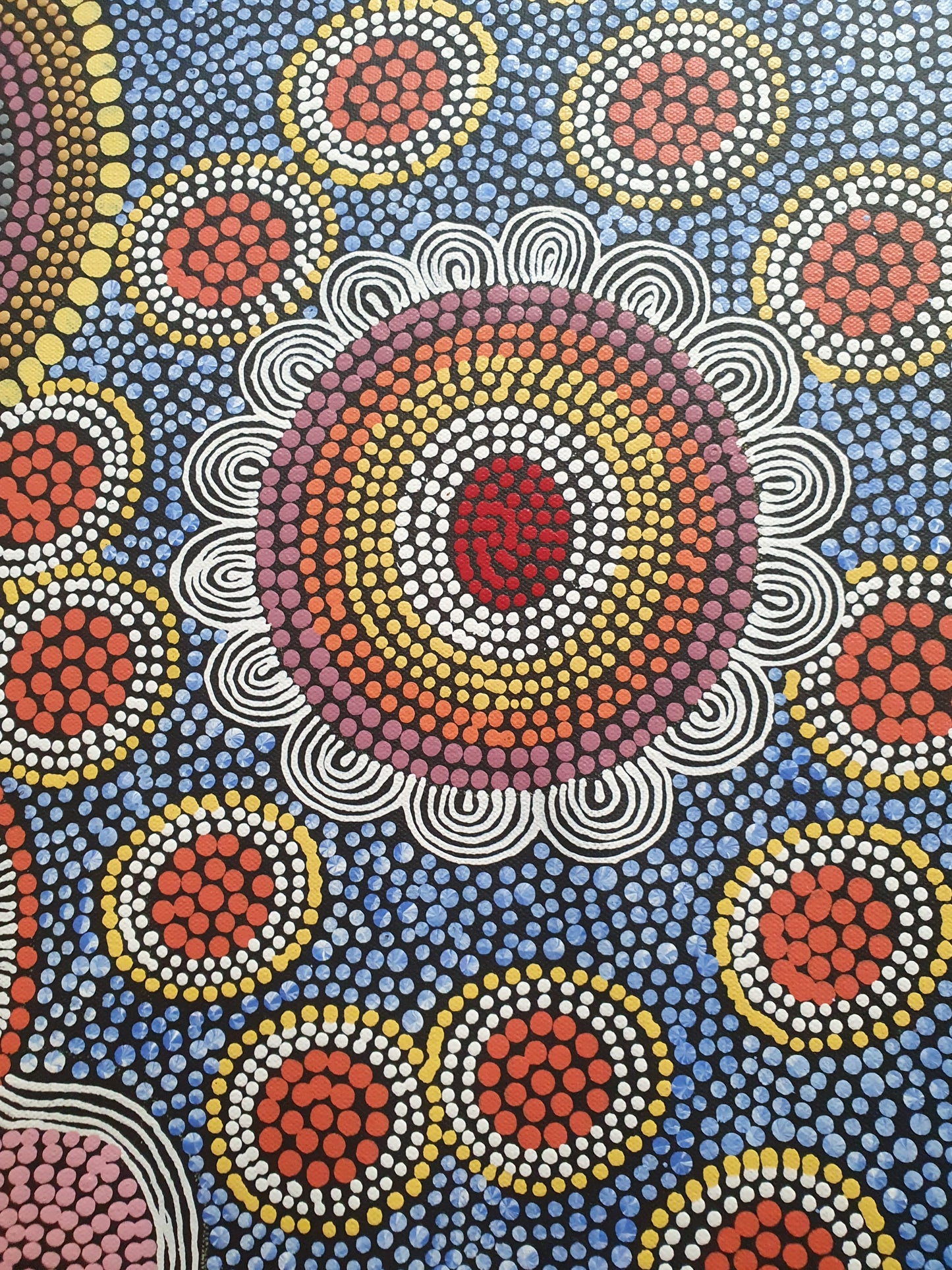 Aboriginal Painting - Budgerigar Dreaming