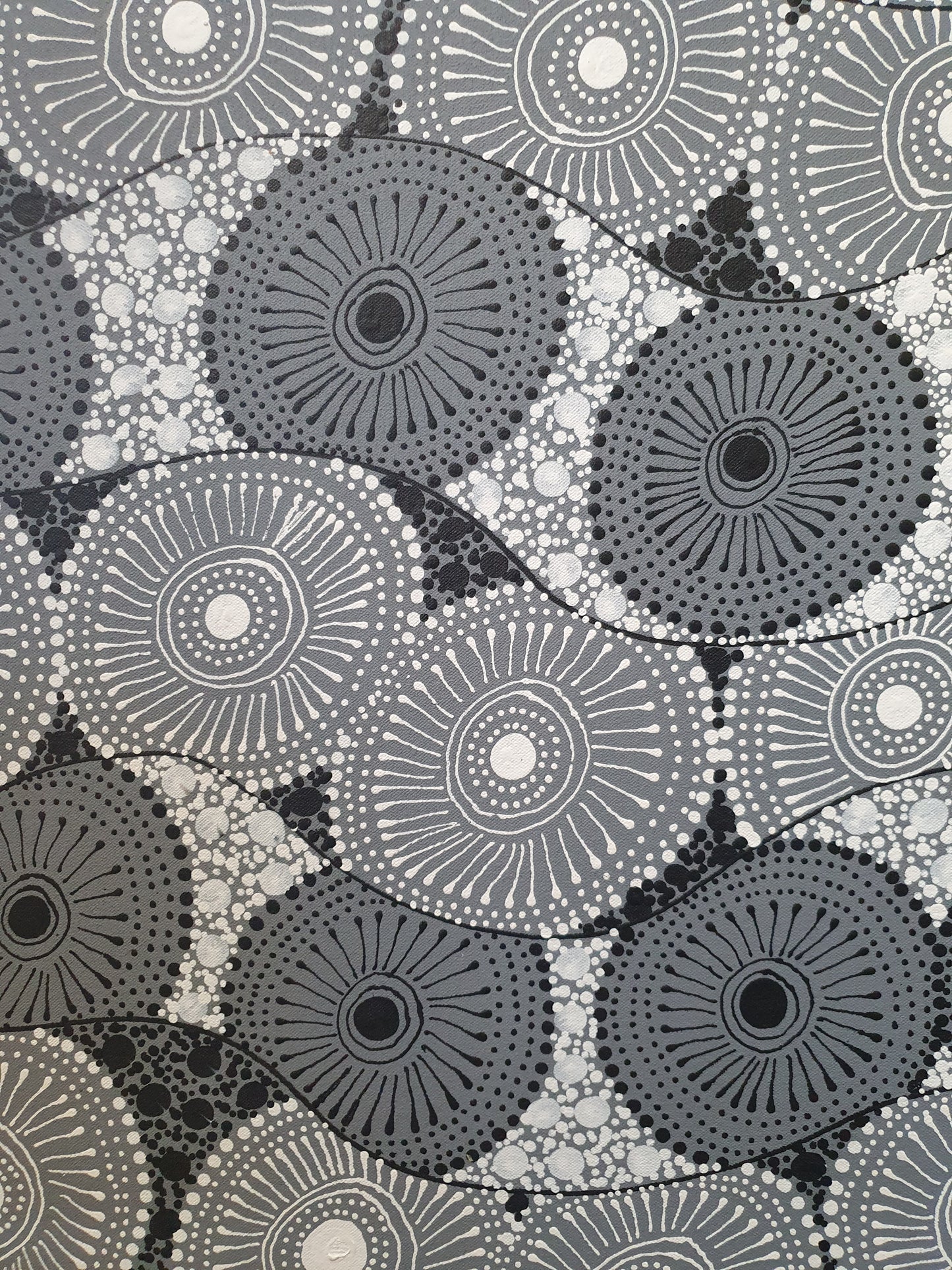 Aboriginal Painting - Alpar Seeds