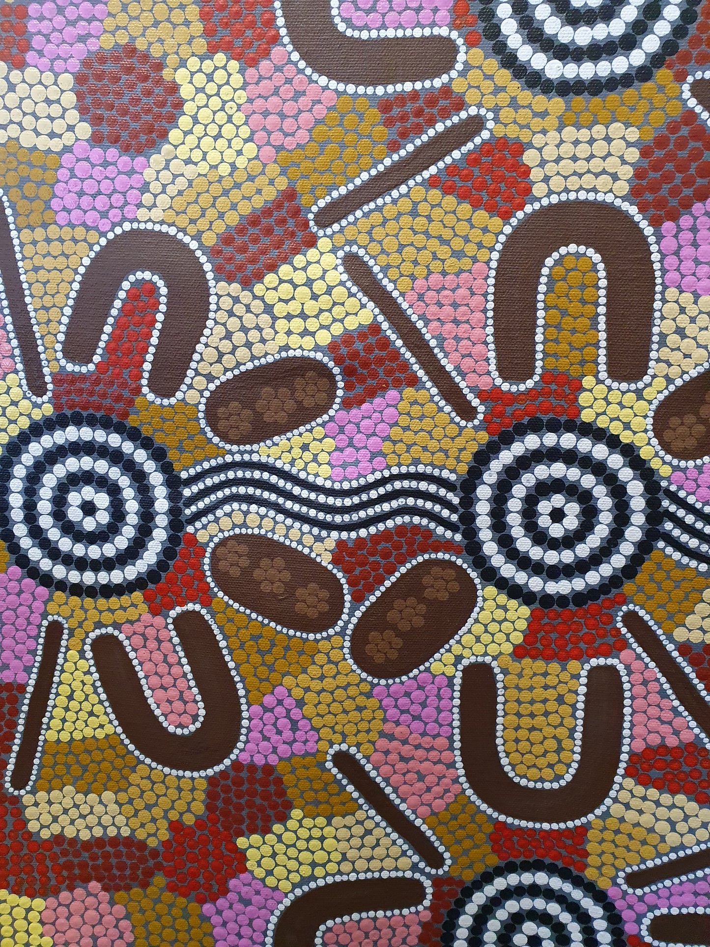 Aboriginal Painting - Bush Onions