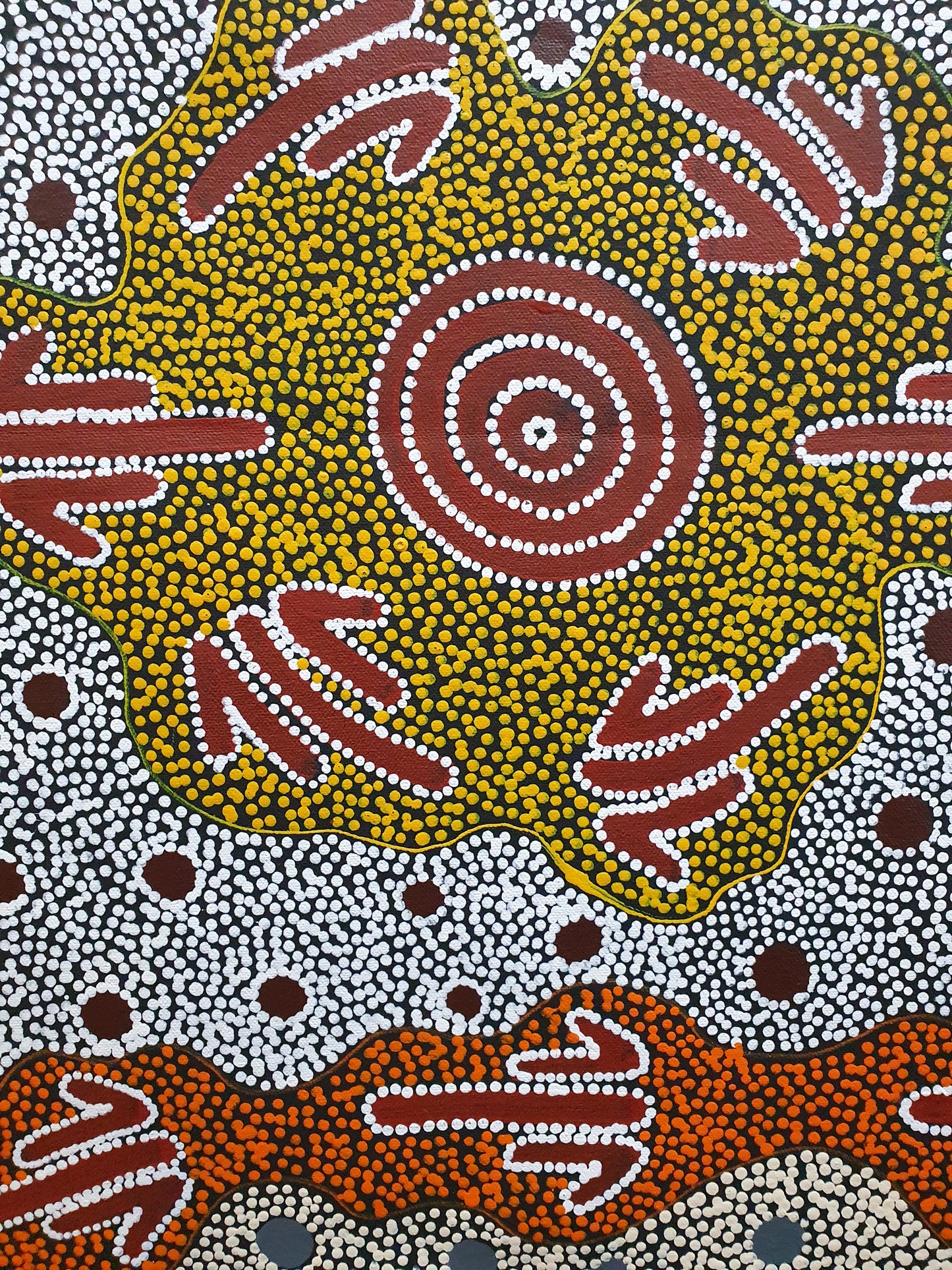Aboriginal Painting - Kangaroo Dreaming