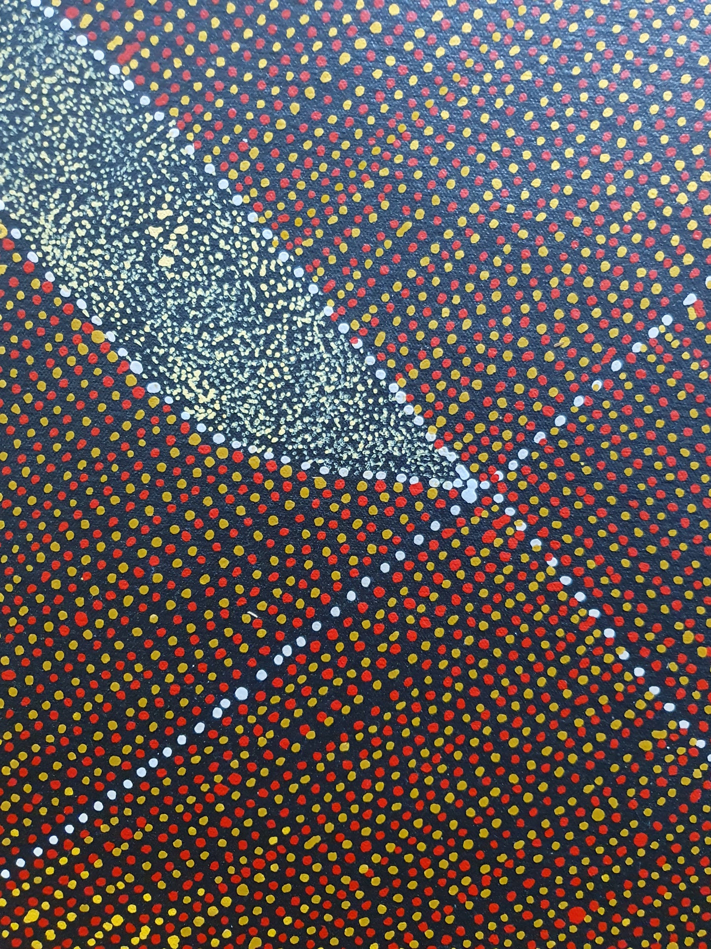 Aboriginal Painting - Mountain Devil Lizard (Thorny Devil Lizard)