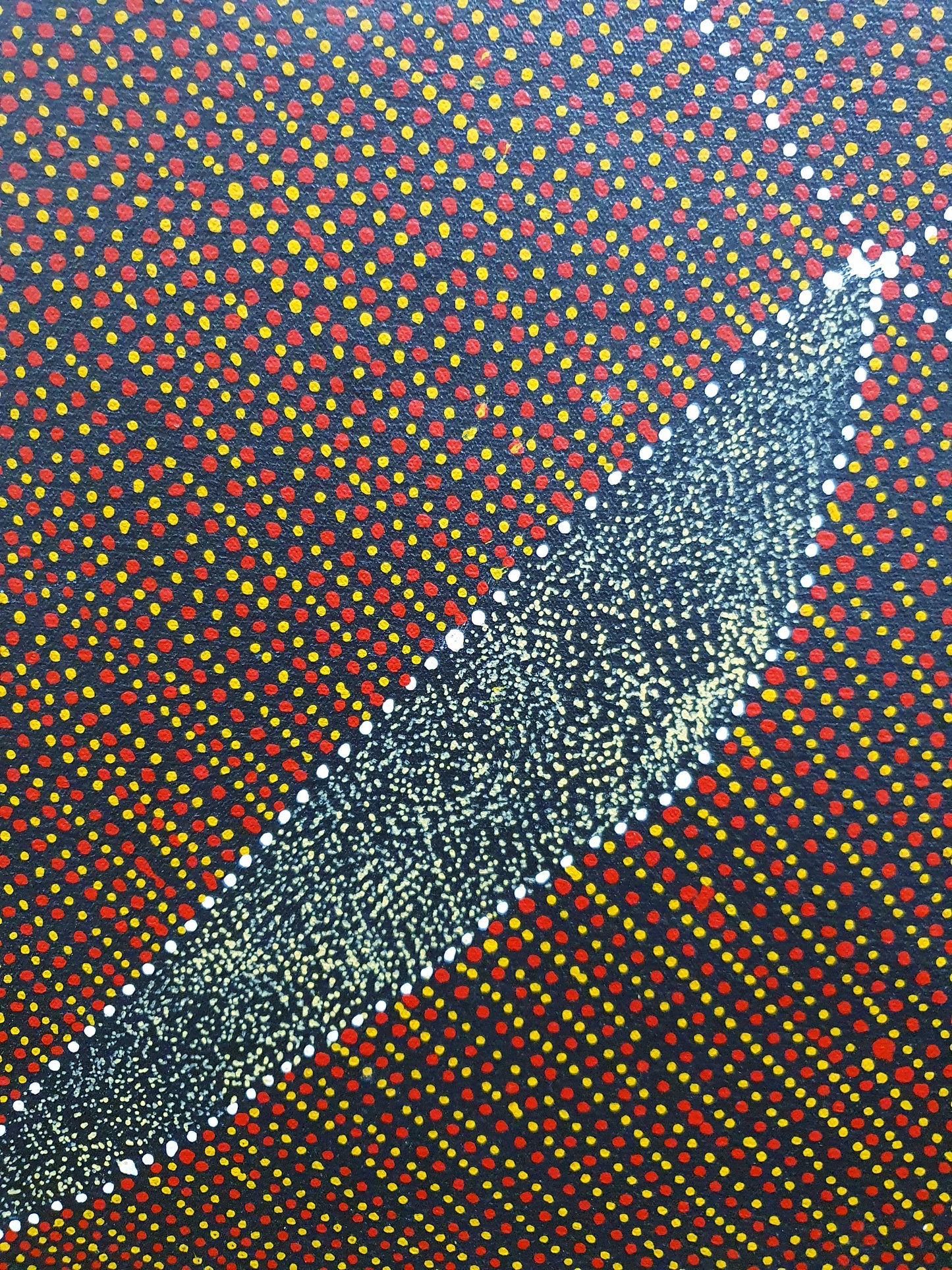 Aboriginal Painting - Mountain Devil Lizard (Thorny Devil Lizard)