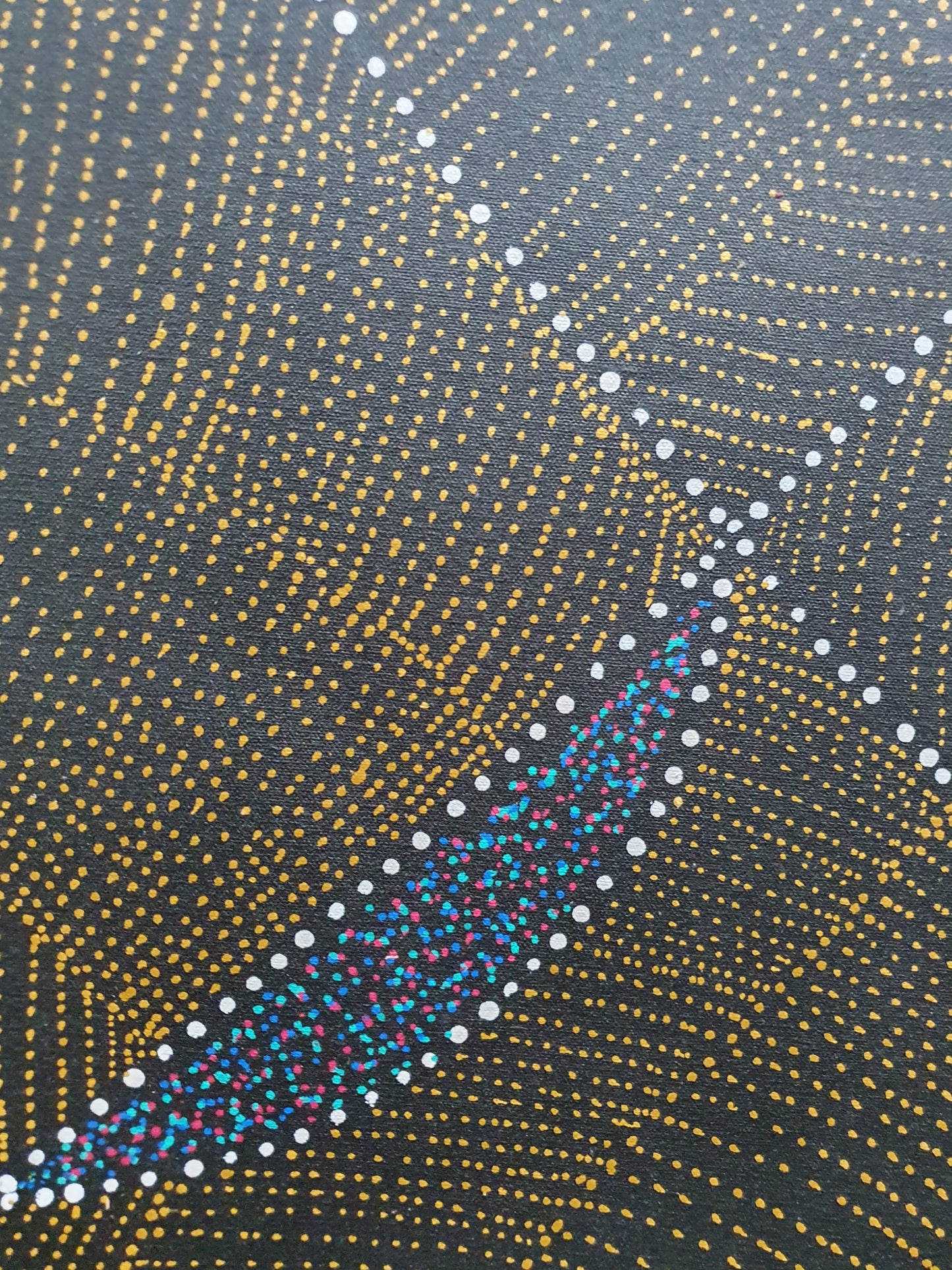 Aboriginal Painting - Mountain Devil Lizard (Thorny Devil Lizard)